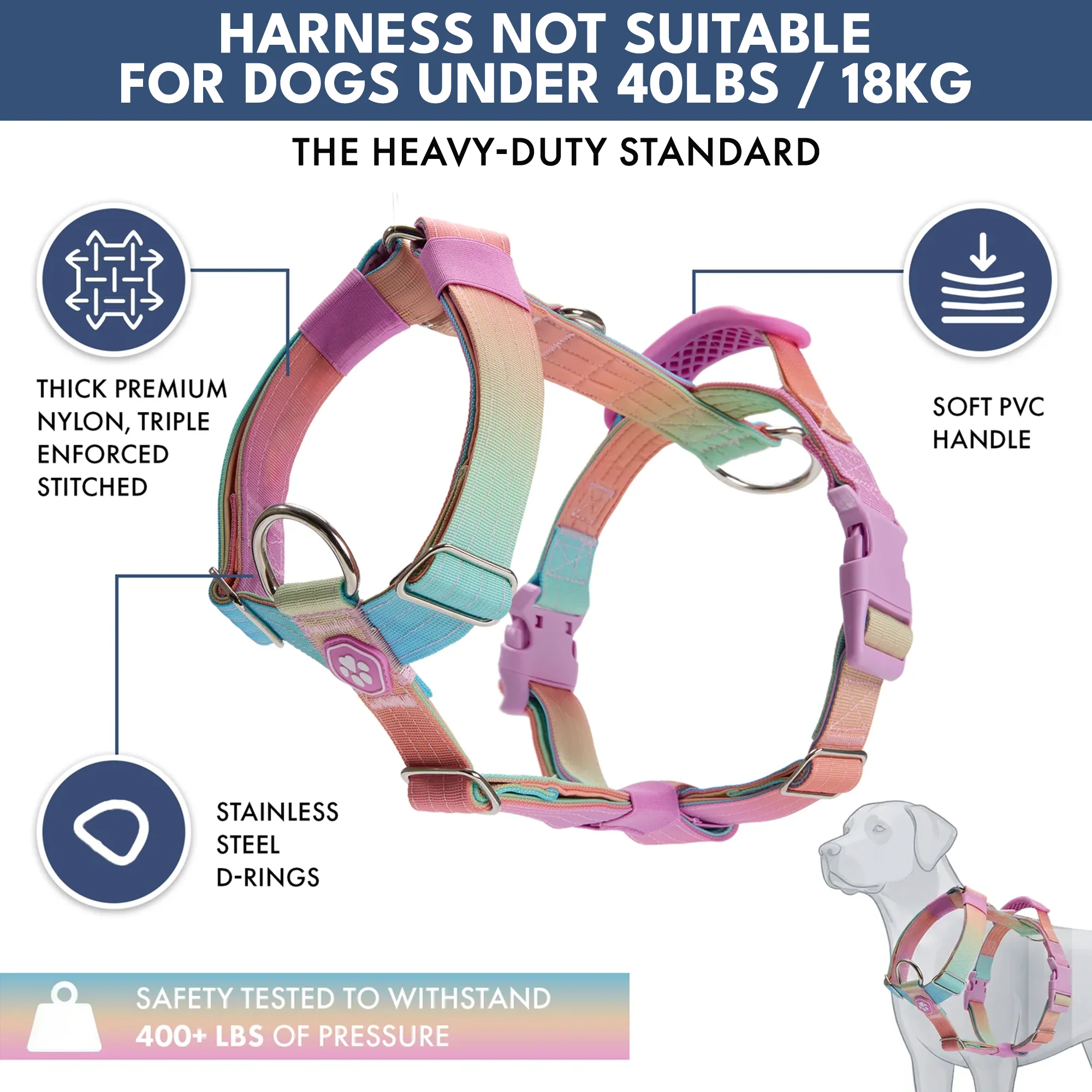 Comfort Control No-Pull Dog Harness and Multipurpose Leash Sets - Image 8