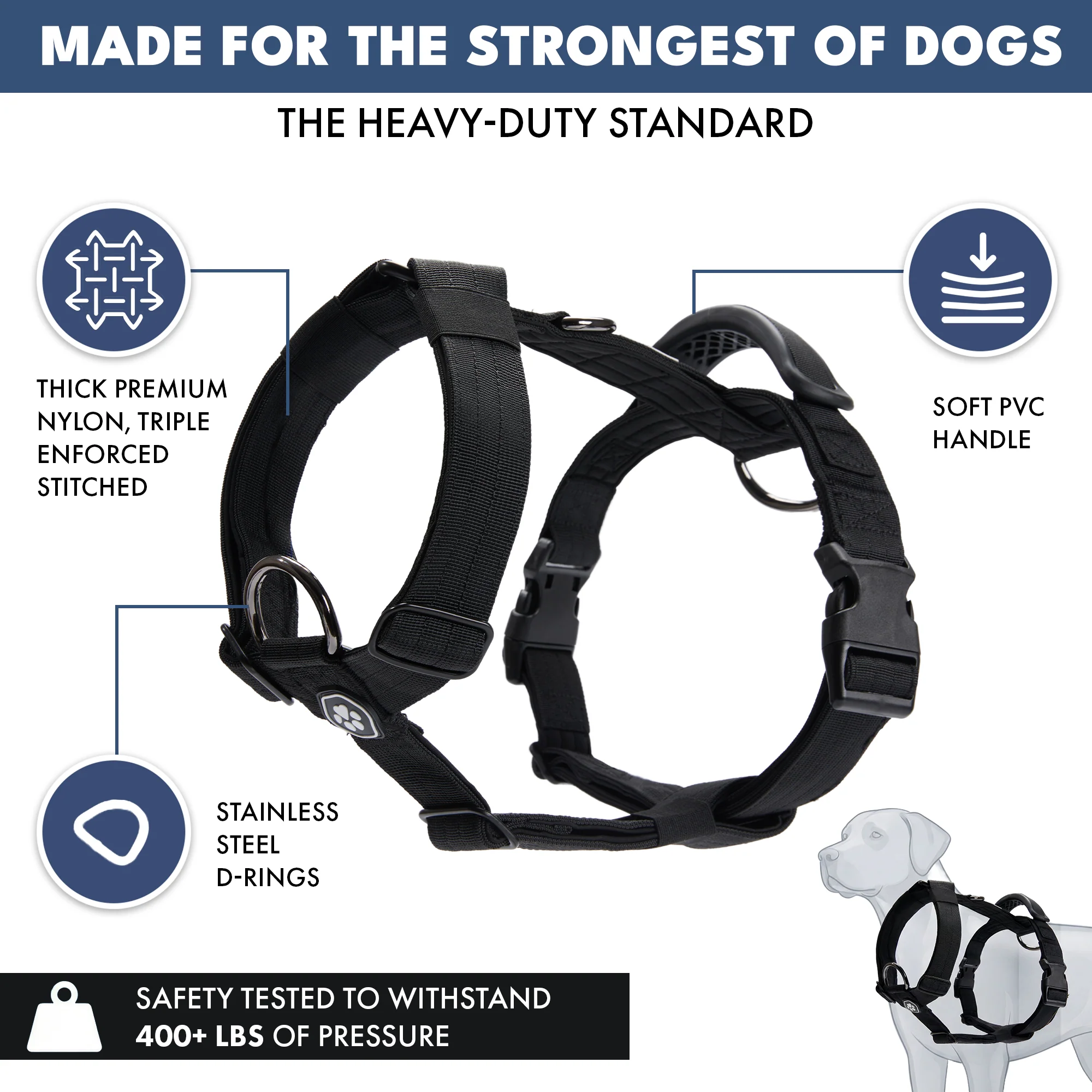 Comfort Control No-Pull Dog Harnesses - Image 28