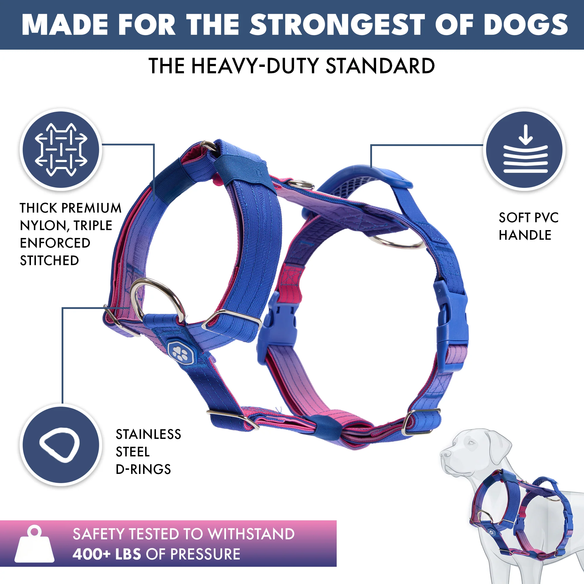 Comfort Control No-Pull Dog Harnesses - Image 43