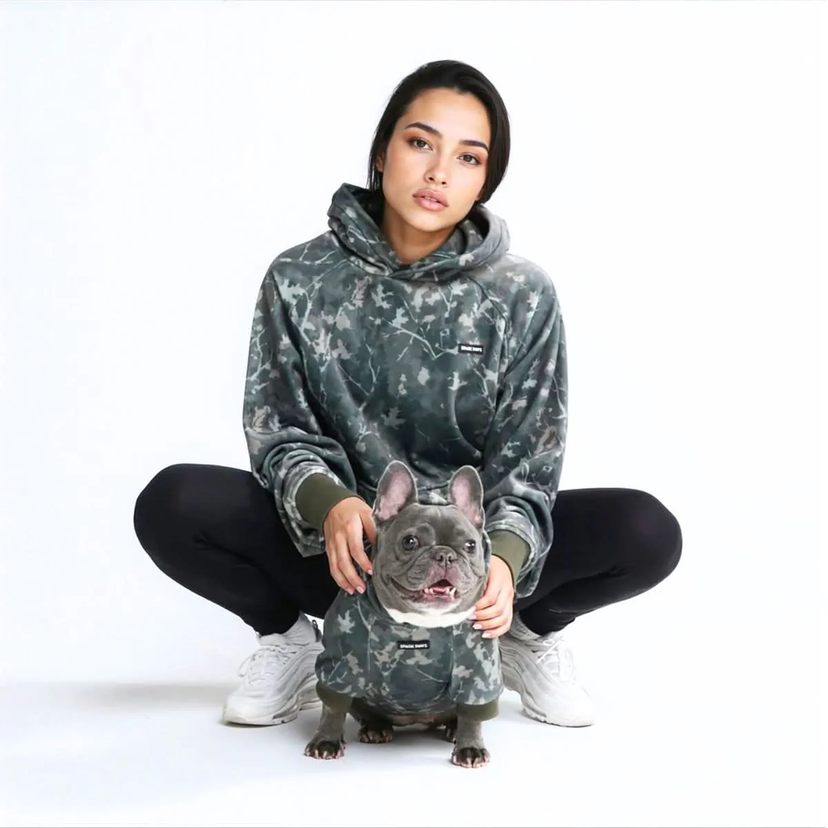 Concrete Wood Dog Hoodie - Timber - Image 6
