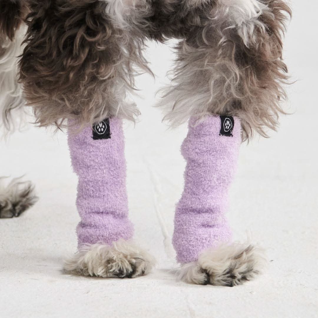 Stretchy Fleece Dog Leg Warmer Sleeves - Image 5