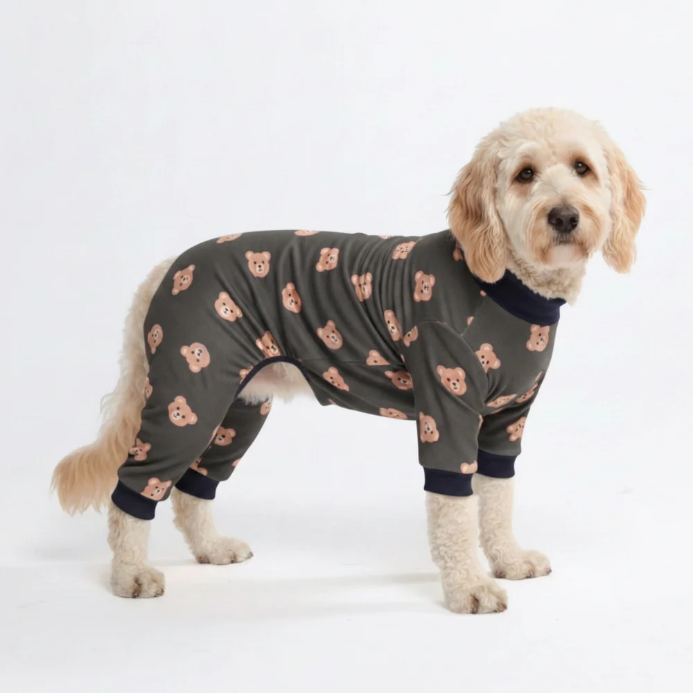 Dog Pajama - Bear Black - Image 5