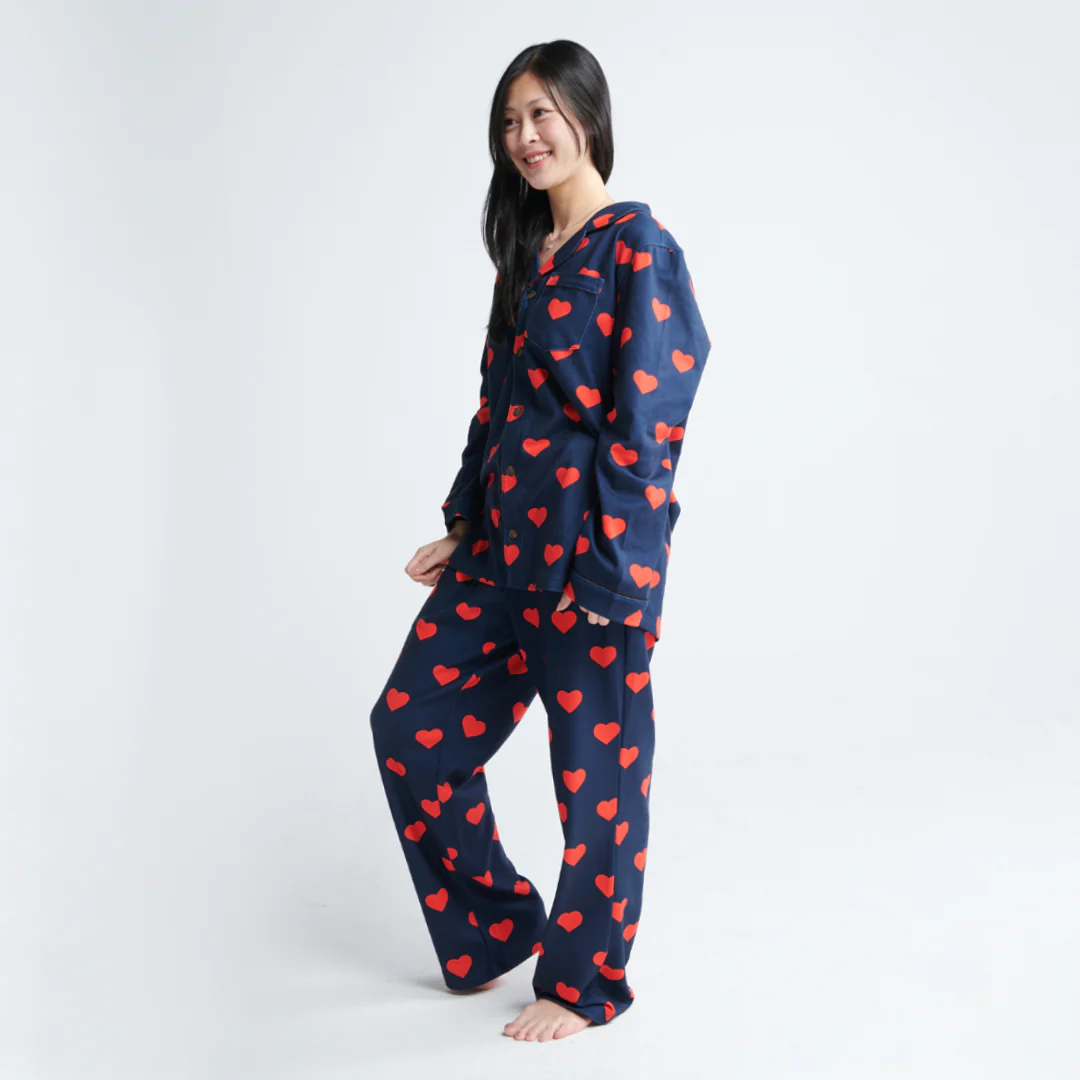 Human Pajama Pants - Hearts - Image 2