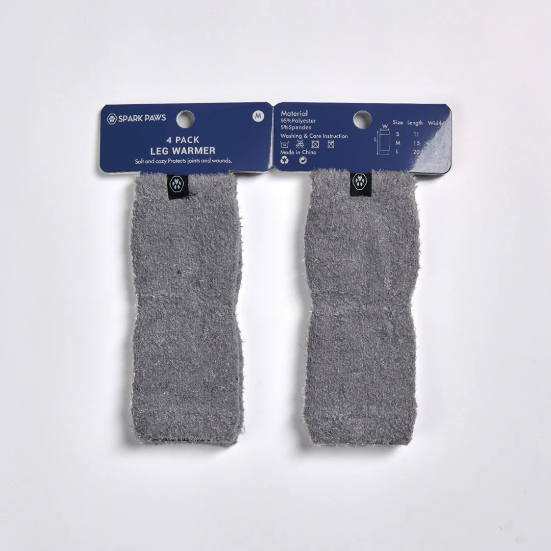 Leg Warmer and Earmuff Protector Set - Grey - Image 2