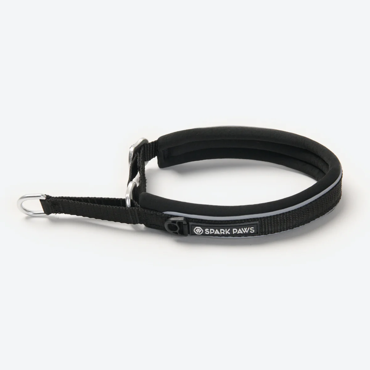 Cushioned Martingale Collar - Black