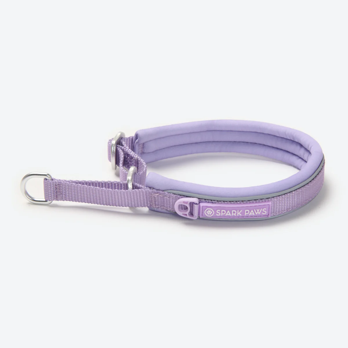Cushioned Martingale Collar - Lilac