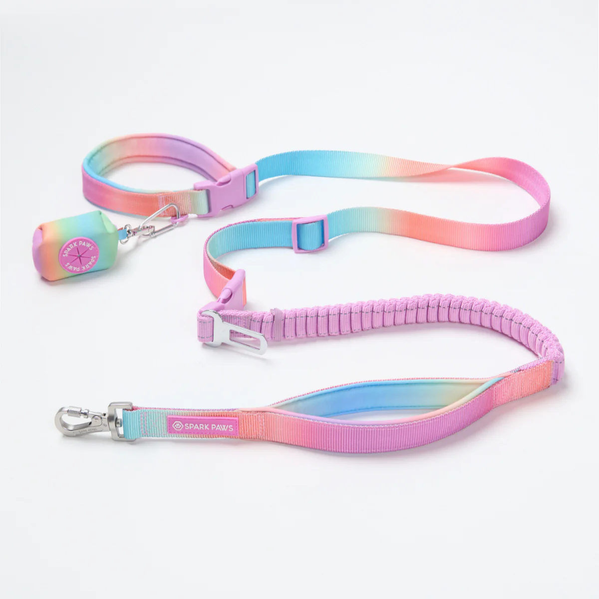 Multipurpose Seatbelt Handsfree Leash & Poop Bag Holder Set - Image 9