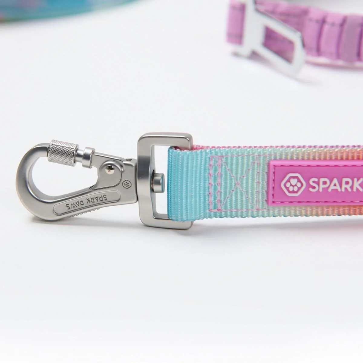 Multipurpose Seatbelt Handsfree Leash & Poop Bag Holder Set - Pastel Icing - Image 6