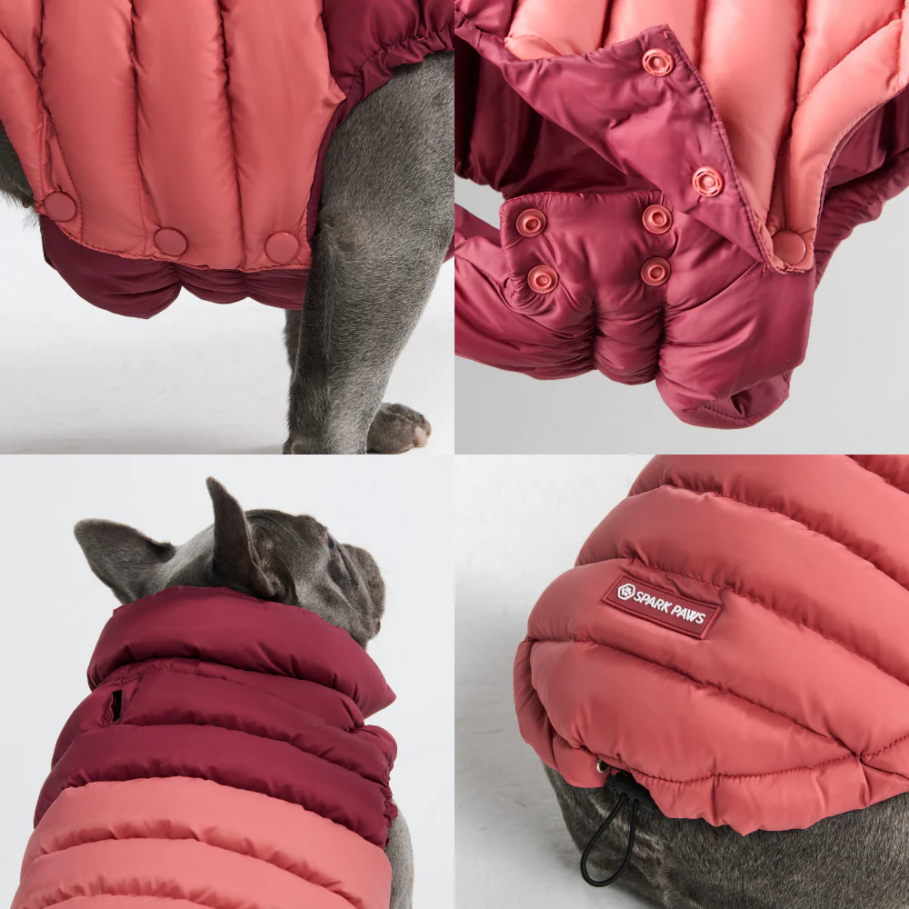 PuffShield Winter Jacket - Red - Image 7