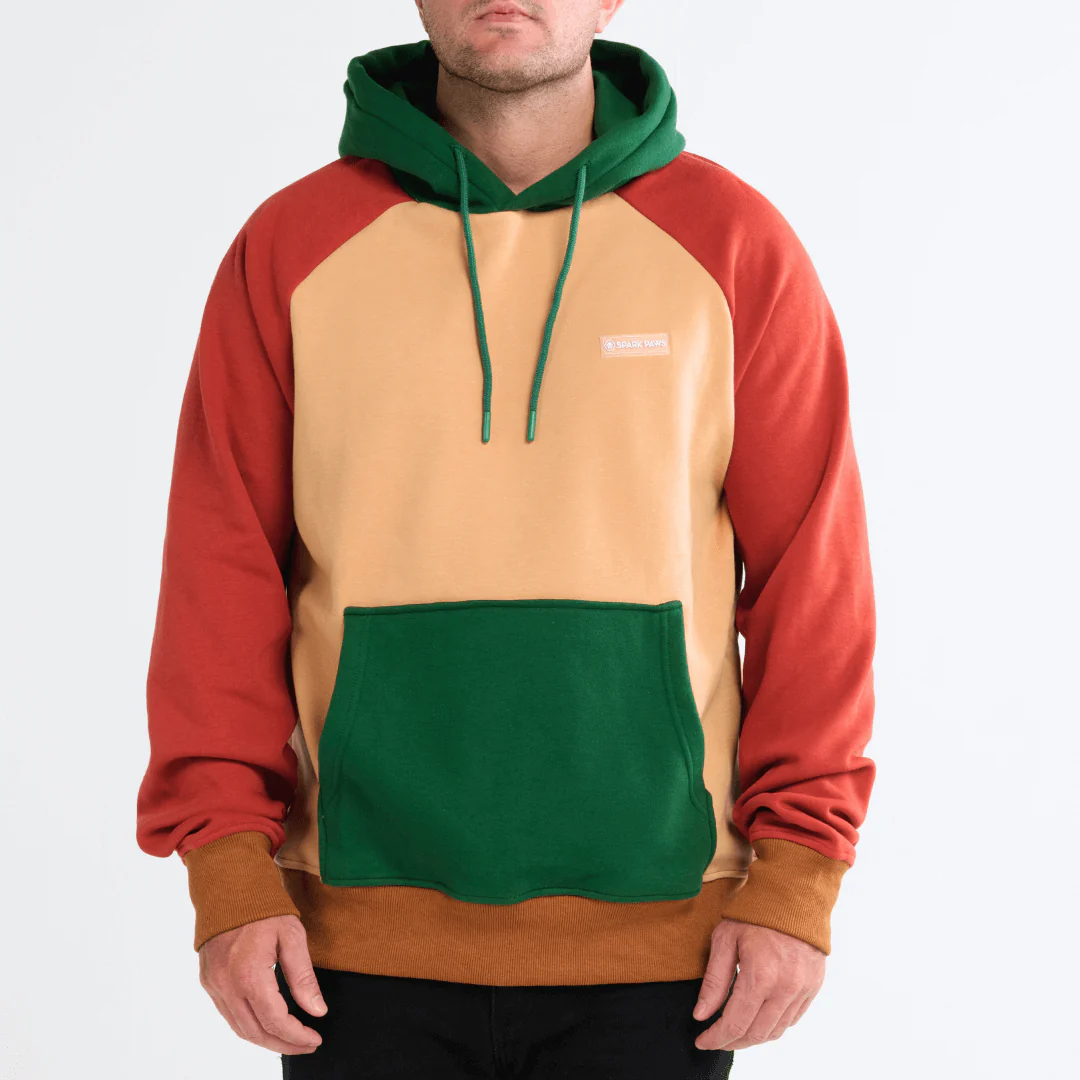 Color Block Human Hoodies - Image 15