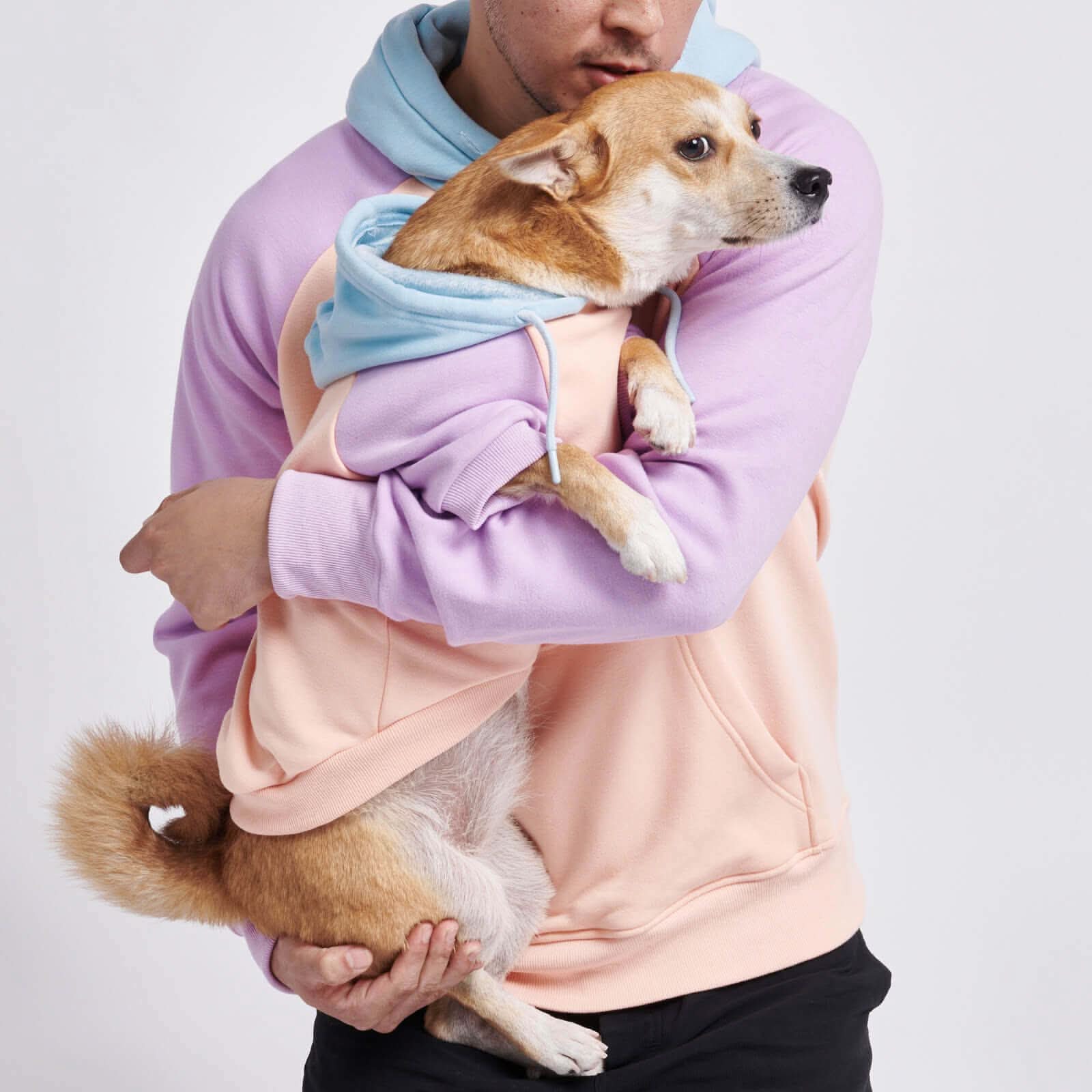 Color Block Human Hoodies - Image 19