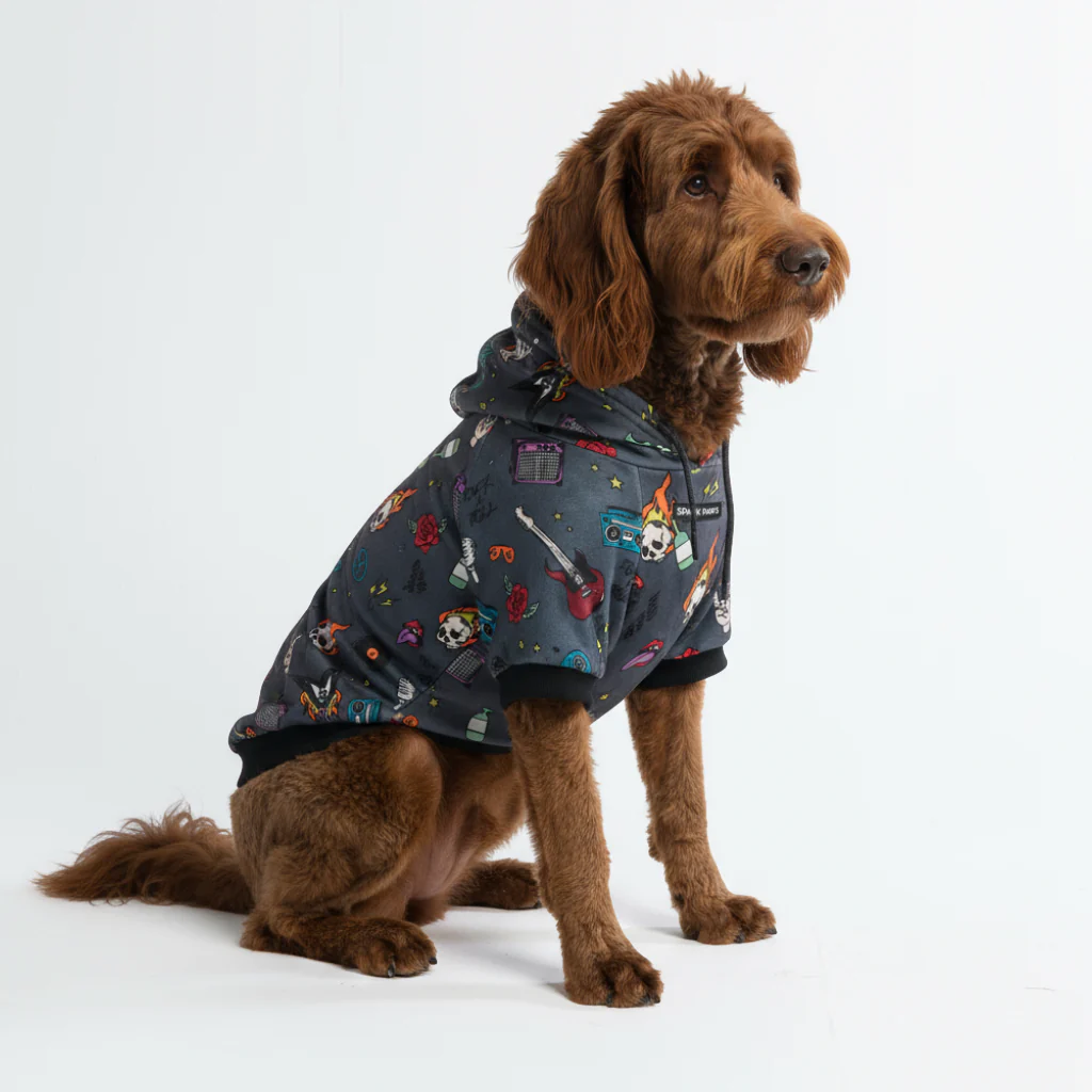 Rock and Roll Dog Hoodie - Image 5
