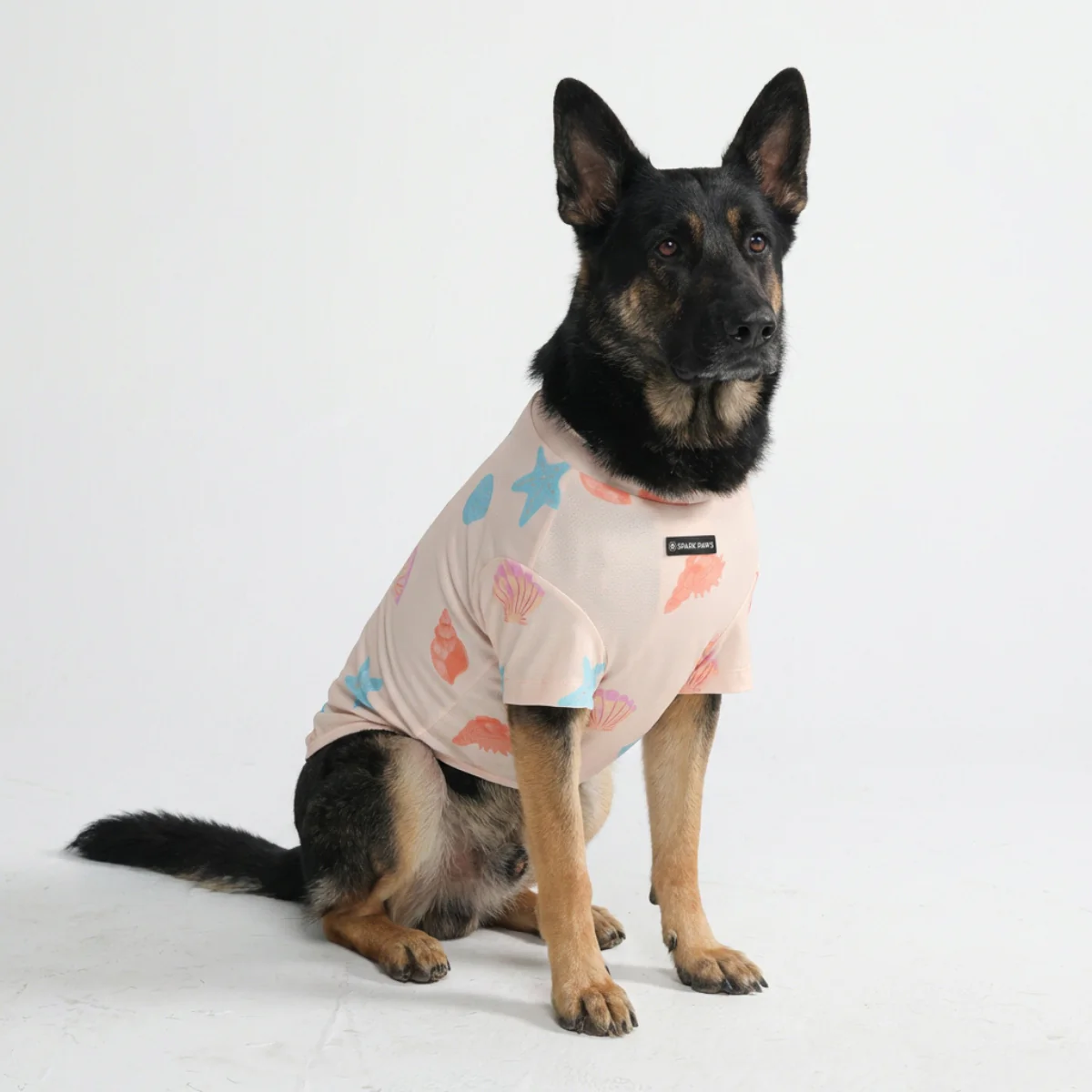 Sunblock Dog T-Shirt - Seashell - Image 4