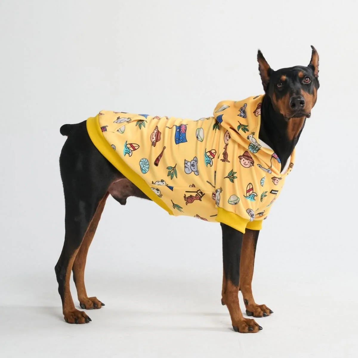 The Australia Dog Hoodie - Yellow - Image 4