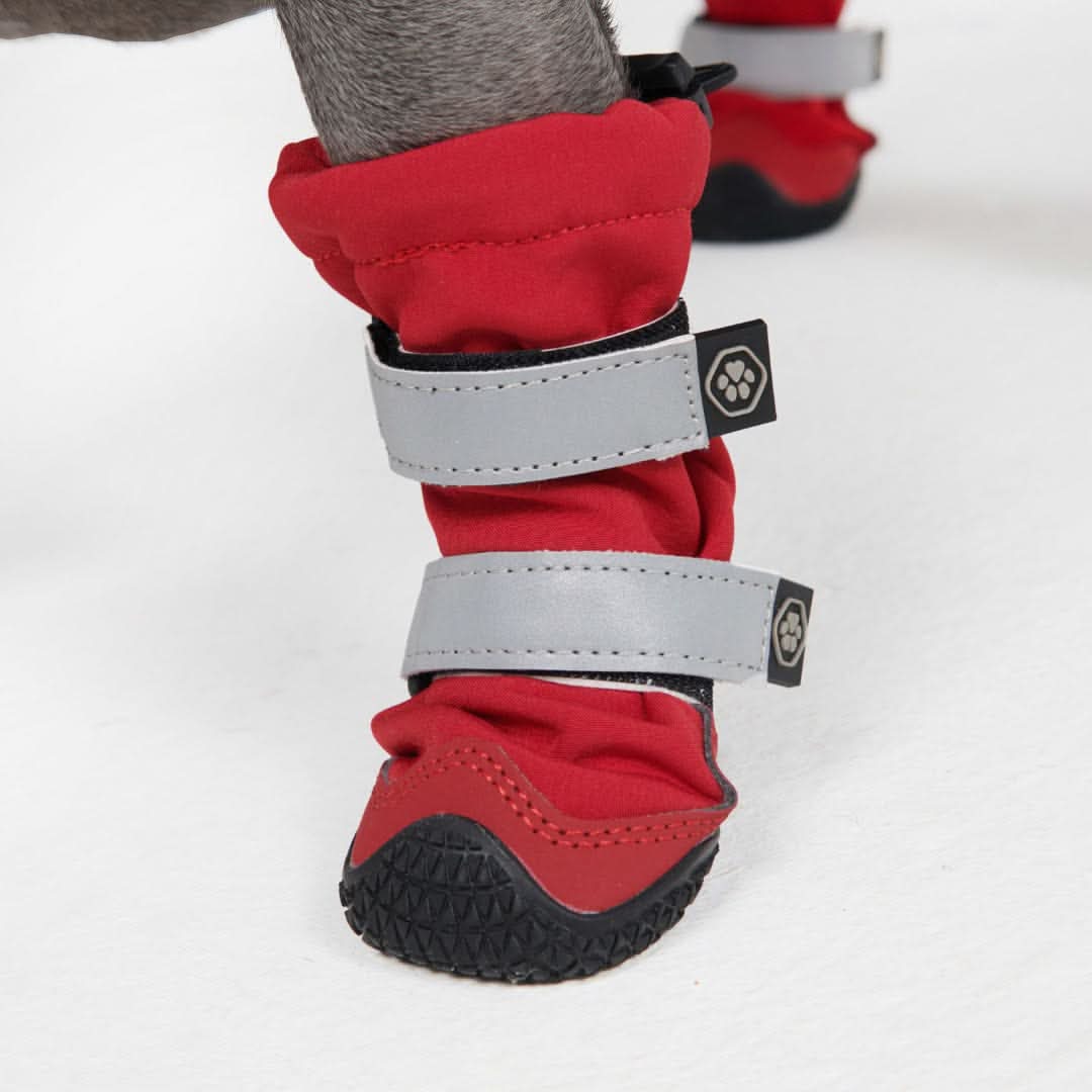 Flex Shell Waterproof Dog Boots - Red - Image 4
